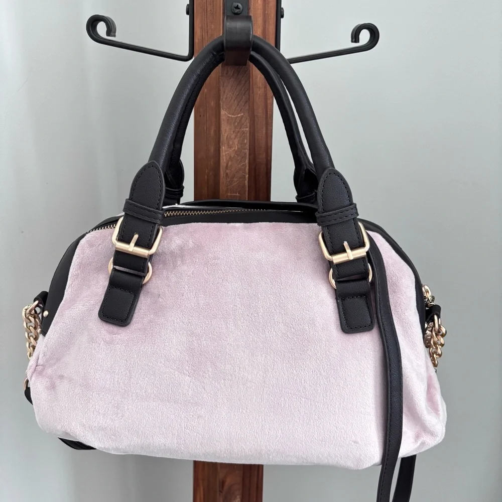 JUICY COUTURE The Key To Juicy Pink Satchel Handbag--NWT - Picture 2 of 15